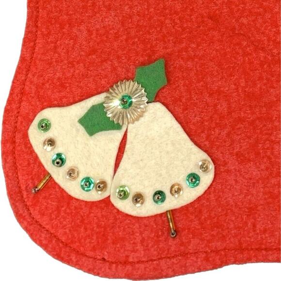 Mid-Century Modern Felt Handmade Christmas Stocking Personalized Graham - Picture 5 of 8
